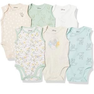 Amazon Disney Bambi🦌Nature Baby👶🏼Girls'👧🏻Sleeveless Onesies Sz Preemie